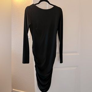 Black bodycon style dress